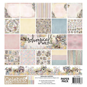 CELEBR8 " WHIMSICAL AND WILD " 12 x 12 paper pack PP9000